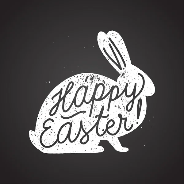 Feliz Pascua caligrafía letras — Vector de stock