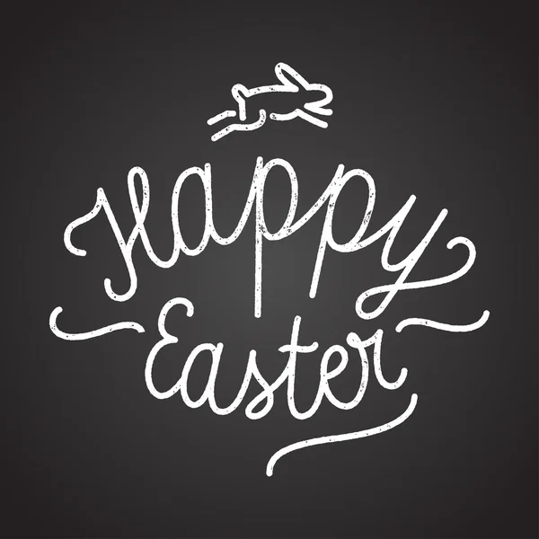 Joyeux Pâques calligraphie lettrage — Image vectorielle