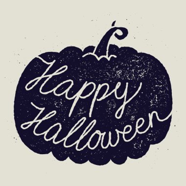 Mutlu Cadılar Bayramı hat oturum kabak ile