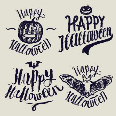 Cadılar Bayramı hat etiketleri