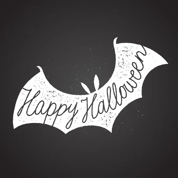 Halloween nietoperz kaligrafii — Wektor stockowy