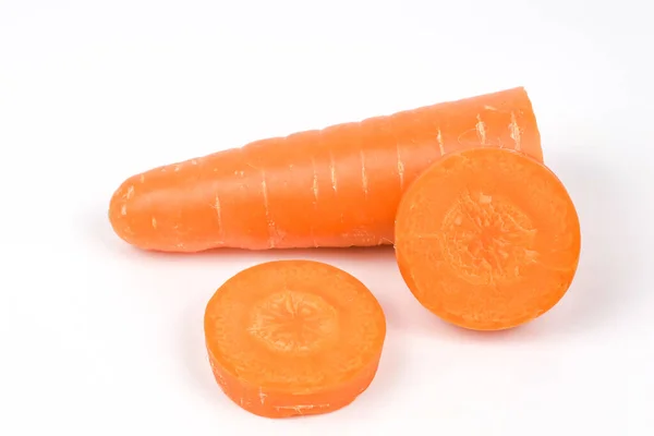 Carrots White Background Stock Picture