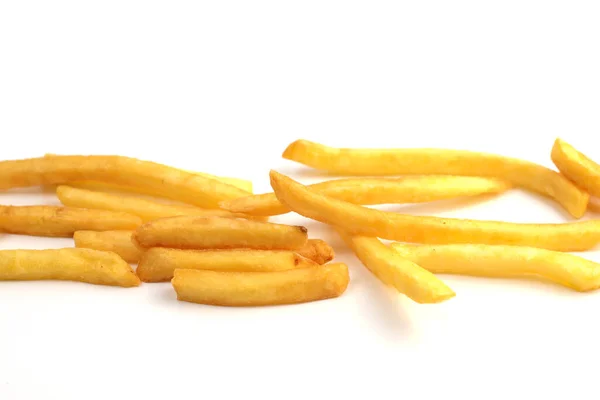 Pommes Auf Weißem Hintergrund — Stockfoto