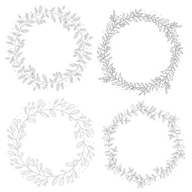 Karda donmuş kırmızı böğürtlen çelengi düşen arka plan eps10 vektör illüstrasyonu