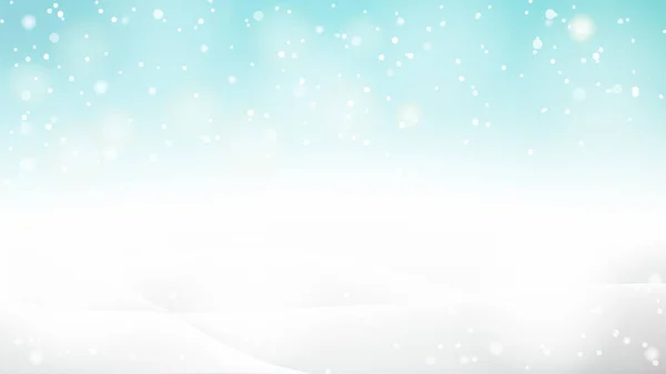 Hermoso Fondo Bokeh Nevado Abstracto Para Invierno Navidad Eps10 Vectores — Vector de stock