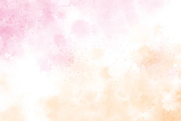 Aquarell Spritzt Rosa Und Gold Hintergrund — Stockvektor