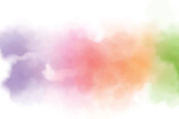 Bunte Regenbogen Aquarell Nassen Spritzer Hintergrund — Stockvektor