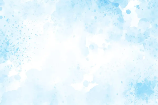 青い水彩スプラッシュ背景Eps10ベクトルイラスト — ストックベクタ