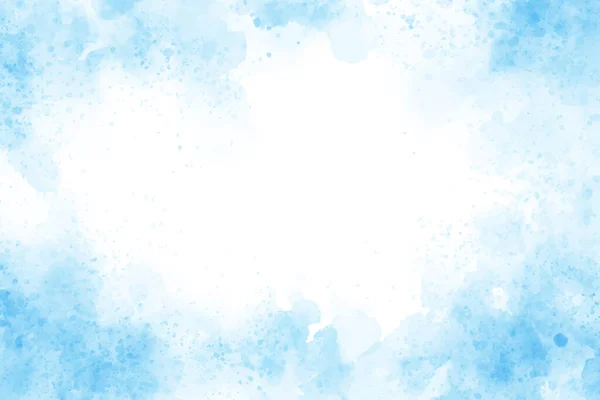 Blaue Aquarell Spritzer Hintergrund Eps10 Vektoren Illustration — Stockvektor