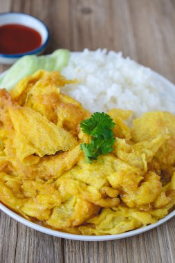 Pirinç, Tay gıda, bu mutfağı, Tay kolay yemek ile omlet