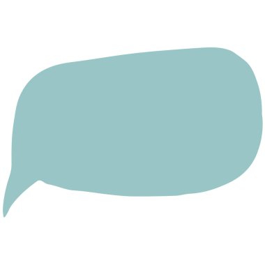 Metin için vektör boş şablonu, doodle. Pencereler için boş bir bulut.