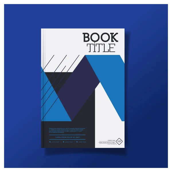 Шаблон оформления обложки бизнес-брошюры формата А4, с фоном шаблона Премьер-дизайна, векторные страницы 10 . — стоковый вектор