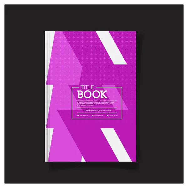 Business brochure flyer cover design layout template in A4 size, with Premier design template background, vector eps10. — Stock Vector