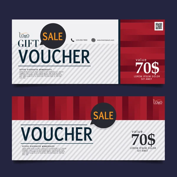 Gift Voucher Premier färg vektor — Stock vektor