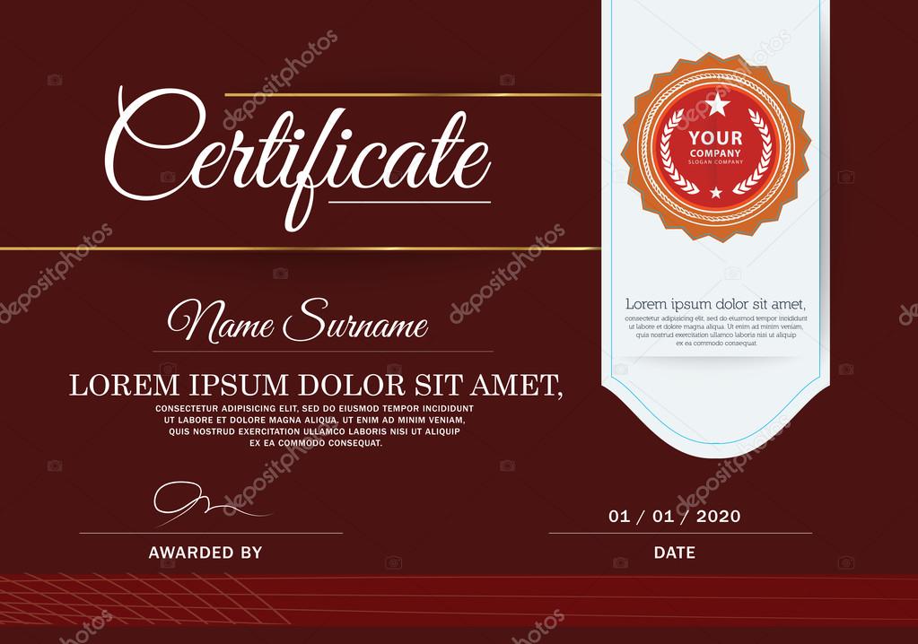 Certificate of achievement frame