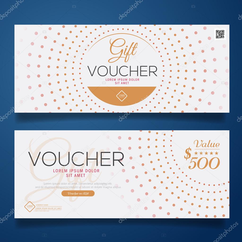 Gift Voucher Colorful Template