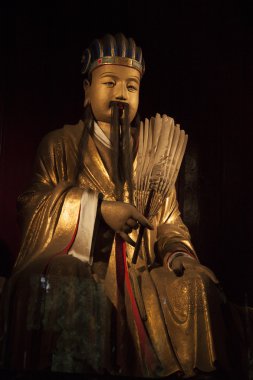 Zhuge Liang içinde Marquis Tapınağı Wu heykeli
