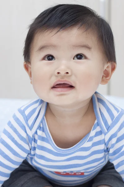 Close-up of a cute Chinese baby boy — Stock Photo, Image