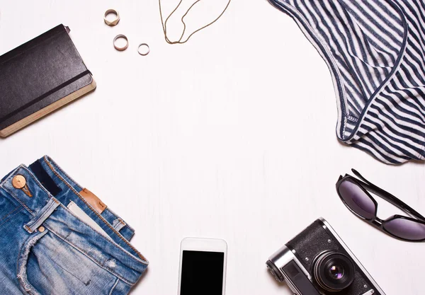 hipster kadın giyim, accessorieson ayarla