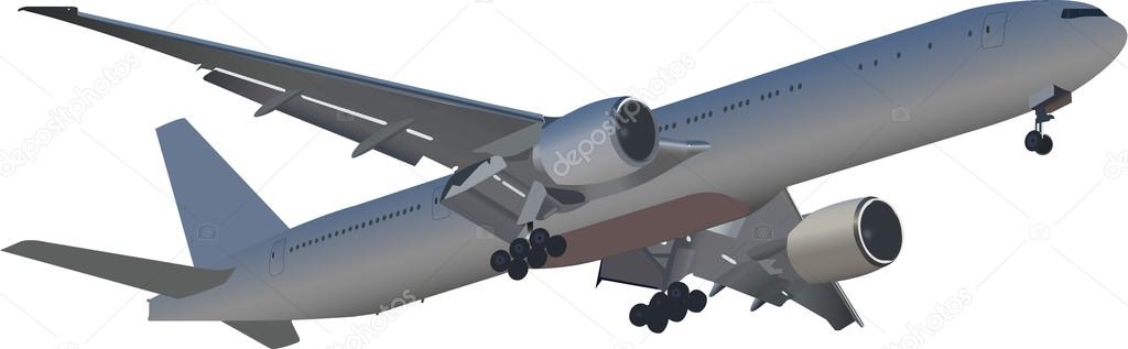 aircraft vector drawing