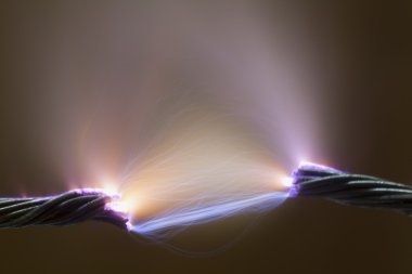 Elektrik kıvılcım portre
