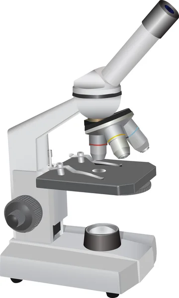 Mikroskopvektordarstellung — Stockvektor