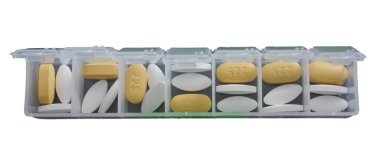 set of pills clipart