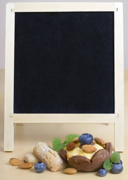 Board for the menu and recipes — Stock Photo, Image