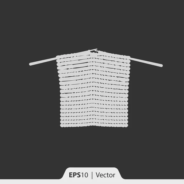 Icône vectorielle tricot pour web et mobile — Image vectorielle