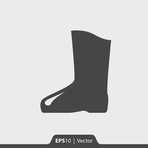 Ícone de vetor de botas de borracha para web e celular — Vetor de Stock