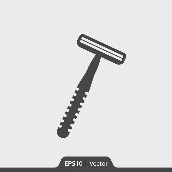 Rasiermesser-Vektor-Symbol für Web und Handy — Stockvektor