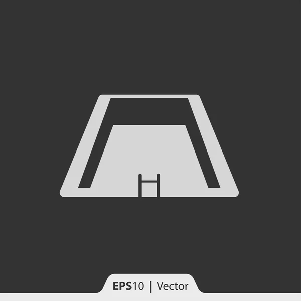 Wasserpool-Vektor-Symbol für Web und Handy — Stockvektor