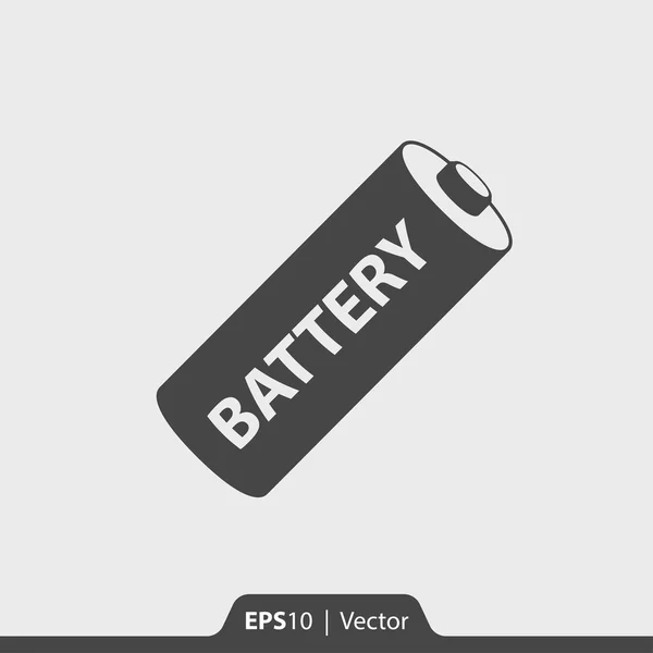 Ícone de vetor de bateria para web e celular — Vetor de Stock