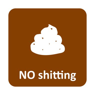 Web ve mobil için hiçbir boktan vektör simge