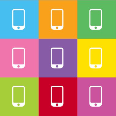 Web ve mobil için en az smartphone simge