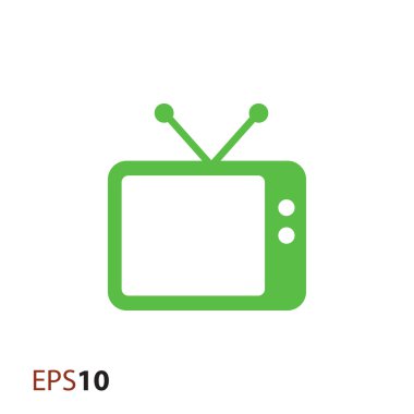 Web ve mobil için eski Tv simgesi