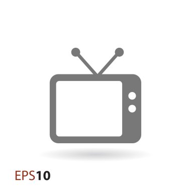 Web ve mobil için eski Tv simgesi