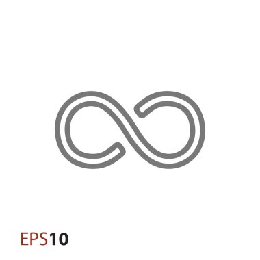 Web ve mobil için sonsuzluk simgesi