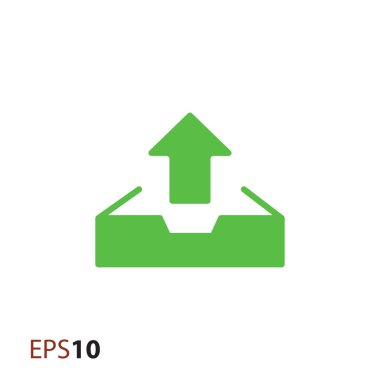 Vektör simgesi web ve mobil upload