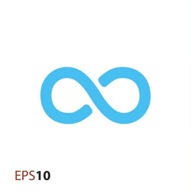 Web ve mobil için sonsuzluk simgesi