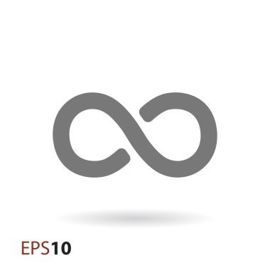 Web ve mobil için sonsuzluk simgesi