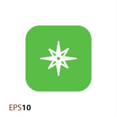 Web ve mobil için Kuzey yıldızı simge