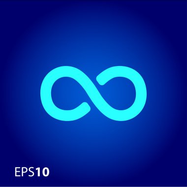 Web ve mobil için sonsuzluk simgesi