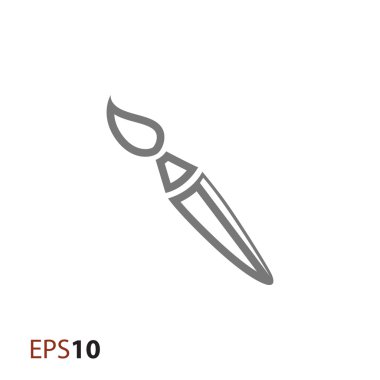 Web ve mobil için fırça vektör simge