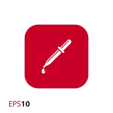 Web ve mobil için pipet vektör simge