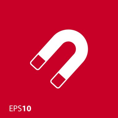 Web ve mobil için mıknatıs simgesi