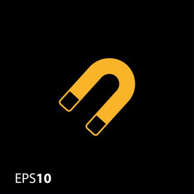 Web ve mobil için mıknatıs simgesi