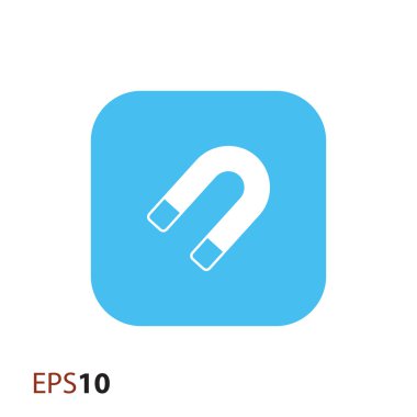 Web ve mobil için mıknatıs simgesi