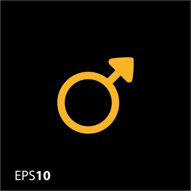 Web ve mobil için erkek sembol simge