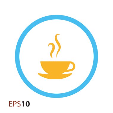 Web ve mobil için kahve fincanı simge